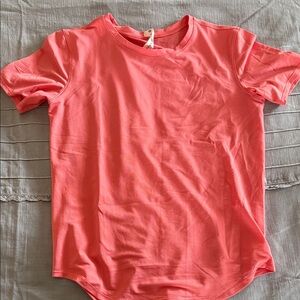 Lululemon Athletica Coral Short Sleeve Top